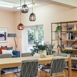 Wooden Folding Screen Divider